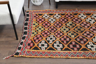 Turkish Ikat Design Runner Rug - Thumbnail