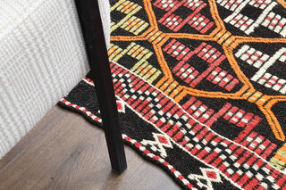 Turkish Ikat Design Runner Rug - Thumbnail