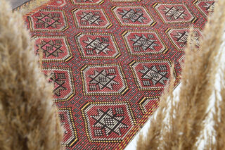 Vintage Turkish Wide Runner Rug - Thumbnail