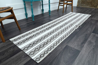 Turkish Flatweave Rug Runner - Thumbnail