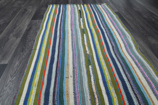 Turkish Runner Rainbow Kilim - Thumbnail