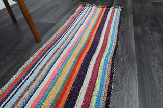 Turkish Long Kilim Rug Runner - Thumbnail