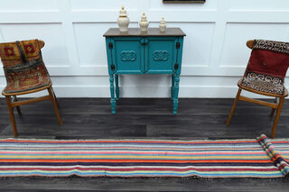 Turkish Long Kilim Rug Runner - Thumbnail