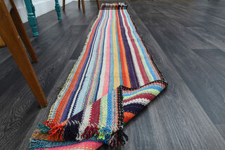 Turkish Long Kilim Rug Runner - Thumbnail