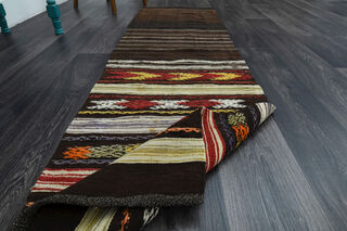 Vintage Turkish Runner Rug - Thumbnail