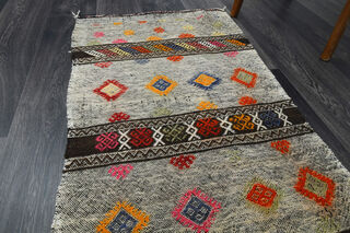 Vintage Turkish Runner Rug - Thumbnail