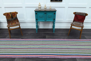 Turkish Kilim Runner Rug - Thumbnail