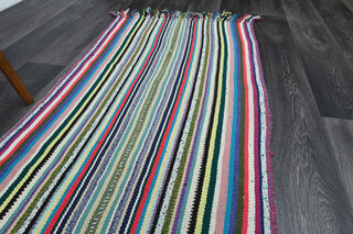 Turkish Kilim Runner Rug - Thumbnail