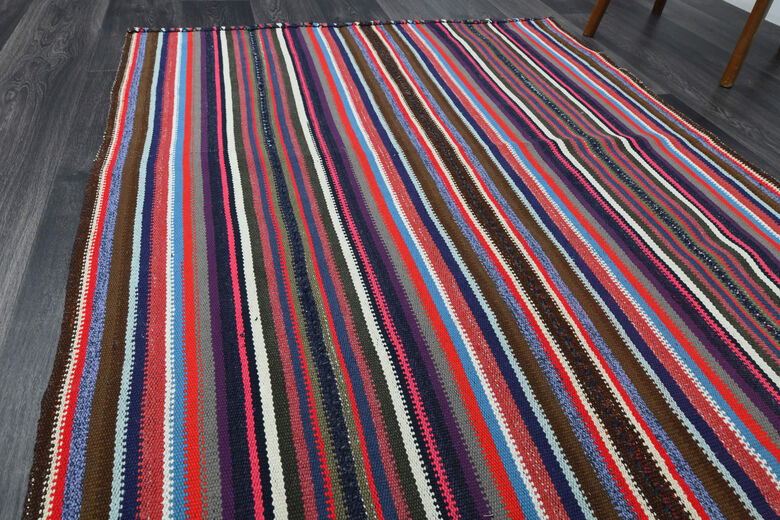 Striped Flatweave Kilim Runner