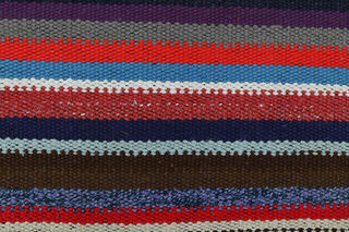 Striped Flatweave Kilim Runner - Thumbnail