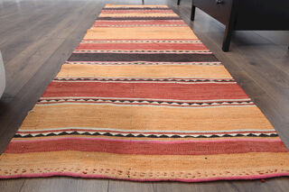 Turkish Anatolian Kilim Runner - Thumbnail