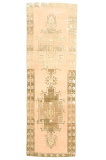 Oriental Turkish Runner Rug - Thumbnail