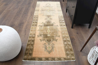 Oriental Turkish Runner Rug - Thumbnail