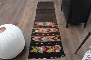 Ethnic Kilim Runner Rug - Thumbnail