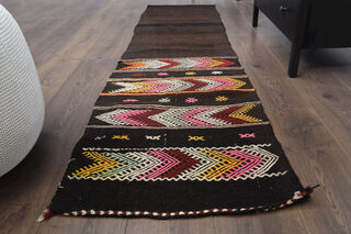 Ethnic Kilim Runner Rug - Thumbnail