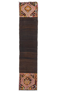 Ethnic Flatweave Runner Rug - Thumbnail