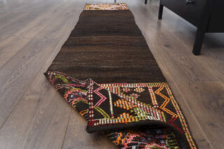 Ethnic Flatweave Runner Rug - Thumbnail