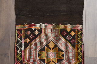 Ethnic Flatweave Runner Rug - Thumbnail