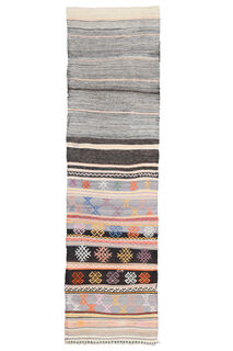 Vintage Kilim Runner Rug - Thumbnail