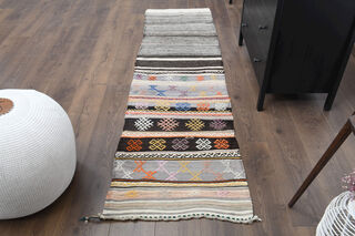 Vintage Kilim Runner Rug - Thumbnail