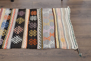 Vintage Kilim Runner Rug - Thumbnail