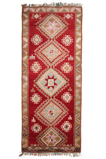 Large Turkish Runner Rug - Thumbnail