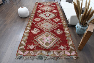 Large Turkish Runner Rug - Thumbnail