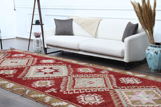 Large Turkish Runner Rug - Thumbnail