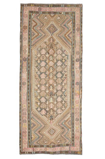 Turkish Wide Kilim Rug - Thumbnail