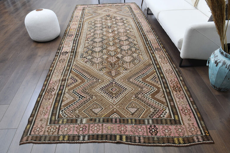 Turkish Wide Kilim Rug