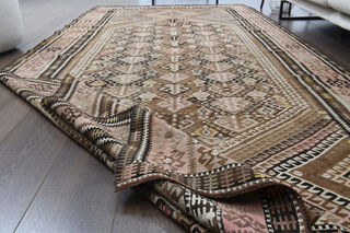 Turkish Wide Kilim Rug - Thumbnail