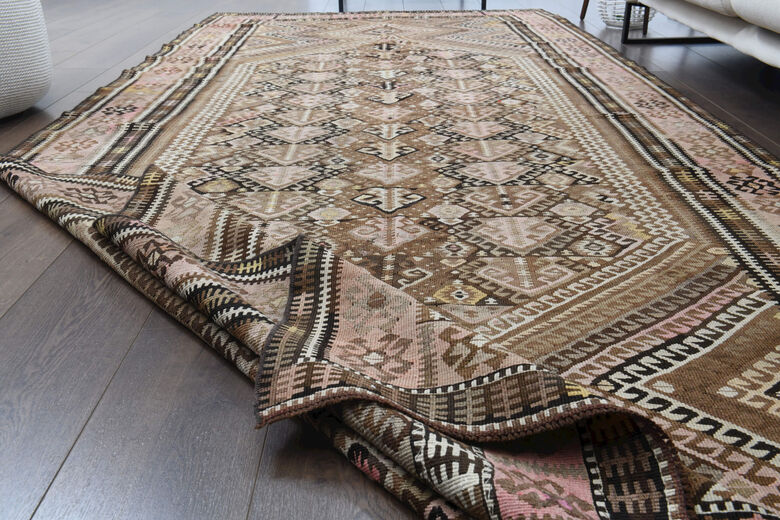 Turkish Wide Kilim Rug