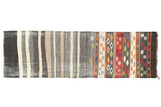 Kilim Turkish Runner Rug - Thumbnail