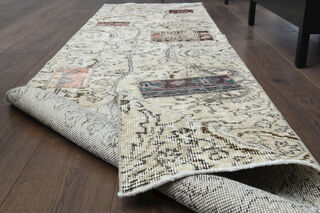 Patched Turkish Runner Rug - Thumbnail