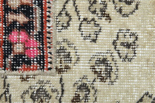 Patched Turkish Runner Rug - Thumbnail