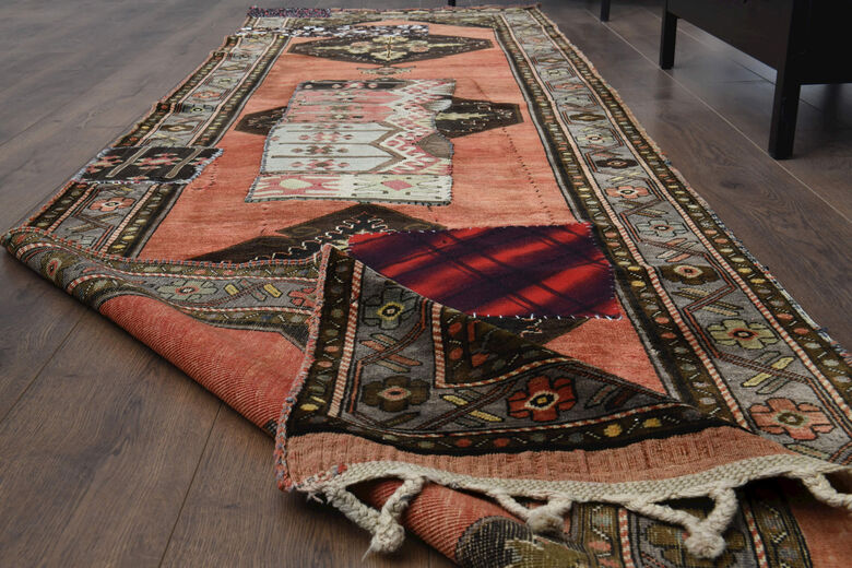 Vintage Patched Runner Rug