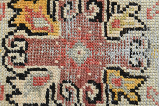 Patched Oushak Runner Rug - Thumbnail