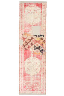 Turkish Patched Runner Rug - Thumbnail