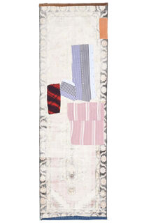 Patched Turkish Runner Rug - Thumbnail