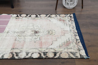 Patched Turkish Runner Rug - Thumbnail