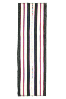 Striped Turkish Runner Rug - Thumbnail