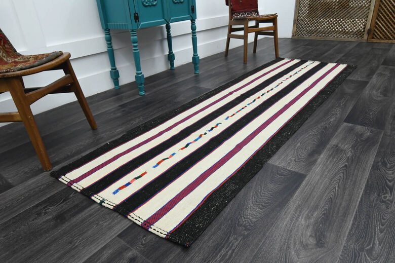 Striped Turkish Runner Rug