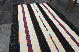 Striped Turkish Runner Rug - Thumbnail