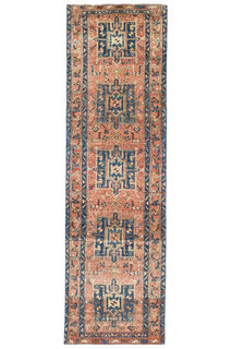 Vintage Turkish Runner Rug - Thumbnail