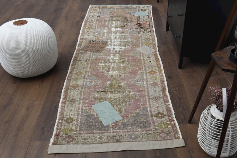 Turkish Patched Runner Rug