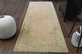 Oushak Turkish Runner Rug - Thumbnail