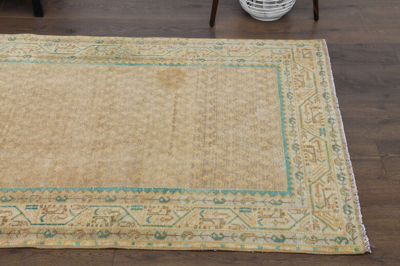 Oushak Turkish Runner Rug