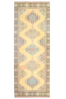 Oriental Turkish Runner Rug - Thumbnail