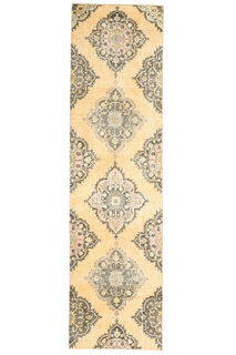 Turkish Oriental Runner Rug - Thumbnail