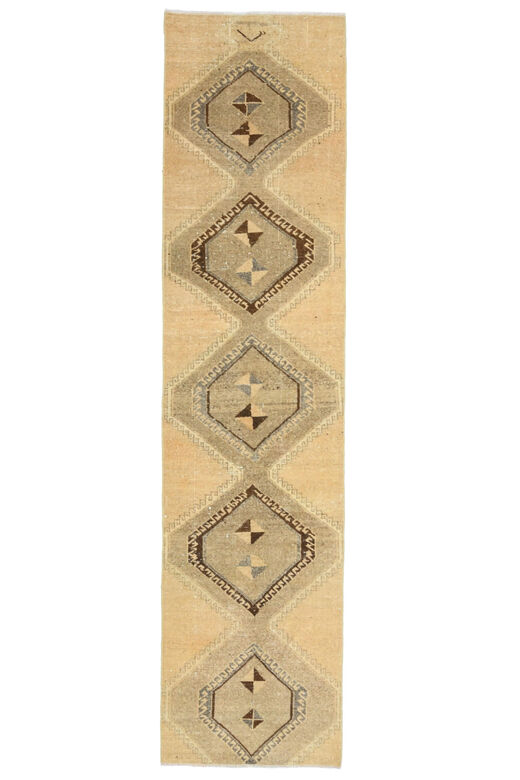 Natural Turkish Runner Rug